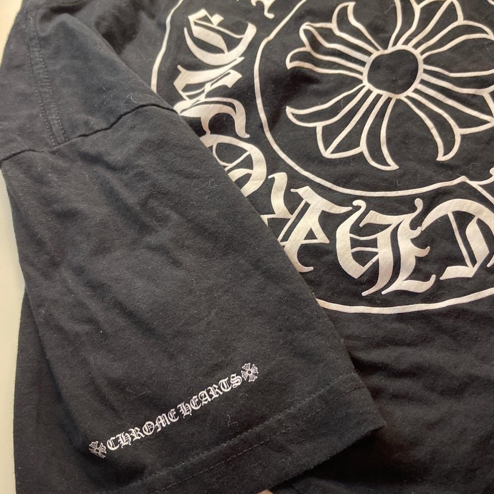 Chrome hearts cropped tshirt